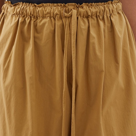 RAEY WIDE LEG COTTON POPLIN MEGA TROUSERS WITH DRAWSTRING - Picture 3 of 5